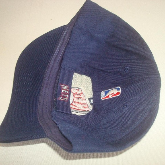 NEW JERSEY NETS REEBOK HAT CAP VINTAGE 00S Y2K B2 - Picture 2 of 2